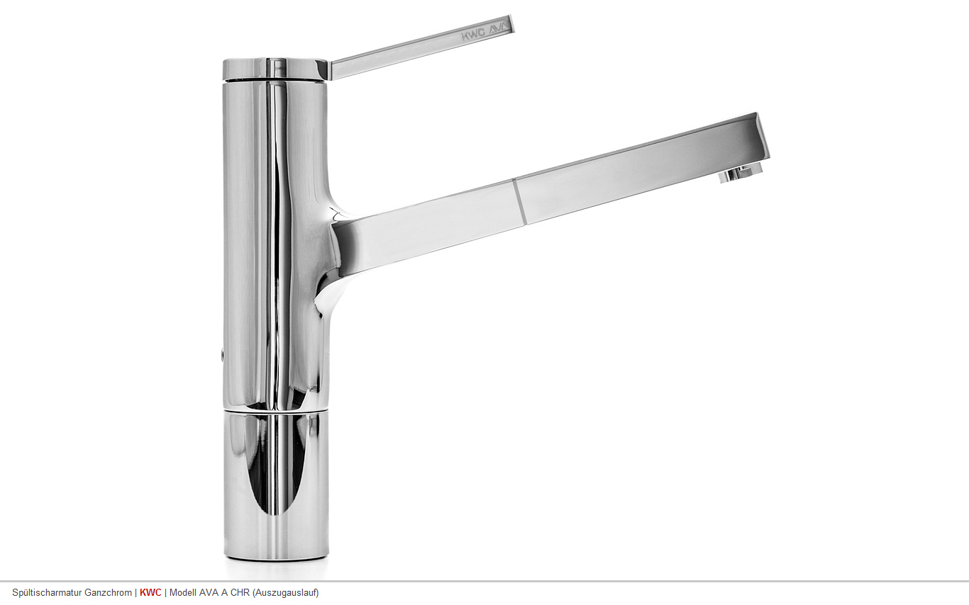 KWC AVA A Chrom 10.191.023.000FL Küchenarmatur Spültisch Armatur
