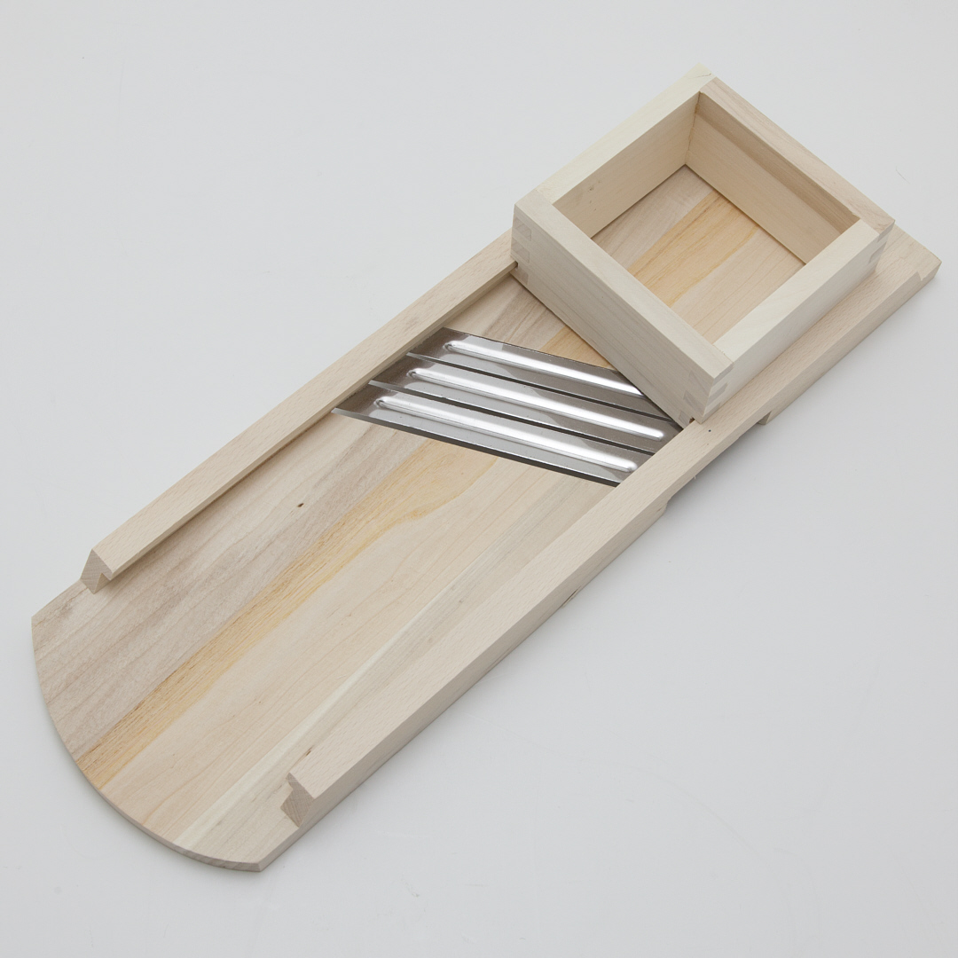 Krauthobel Aus Buchenholz Mit Edelstahlmesser – 40x15 Cm, Handgemacht, Inklusive Schubfach
