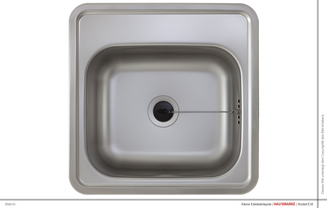 E38 Kleine Einbau Spüle Waschbecken Edelstahl Spülbecken ~ E38 Kleine Einbau Spüle Waschbecken Edelstahl Spülbecken ~ Spülbecken Höhe