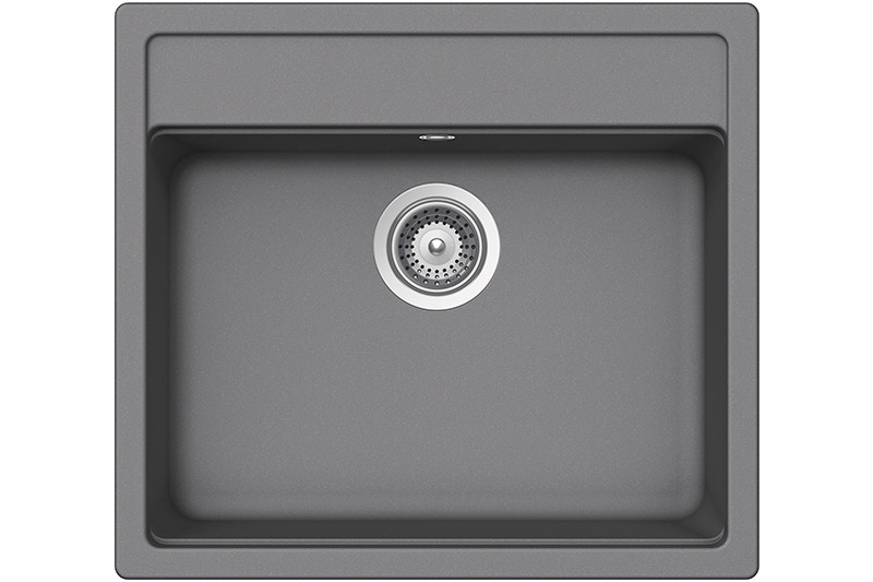 Schock Nemo N-100 Croma Grau Granitspüle Spüle großes Einbaubecken